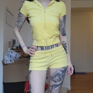 Yellow Juicy Couture Tracksuit